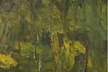 真作　五月女政平　「錦繍　塩原」(小太郎ヶ渕)　50F(50号)　サイン入り　絵画(塩原渓谷、油絵、油彩、風景画、額装、共シール、共箱付き)(R-077250)