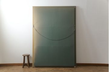 真作　黒澤信男　「華厳の滝」　F120(120号)　サイン入り　絵画(油絵、油彩、風景画、額装、共箱付き)(R-077251)
