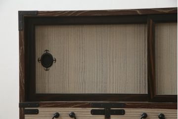 和製ビンテージ　東京桐箪笥　特注!!　高級品　専門店にて再生済み　桐材　桑材　上品な和の雰囲気漂う重ね桐箪笥(桐タンス、和箪笥、収納箪笥、衣裳箪笥、引き出し、ヴィンテージ)(R-077254)