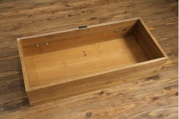 和製ビンテージ　東京桐箪笥　特注!!　高級品　専門店にて再生済み　桐材　桑材　上品な和の雰囲気漂う桐箪笥サイドチェスト(桐タンス、和箪笥、収納箪笥、衣裳箪笥、引き出し、ヴィンテージ)(R-077257)