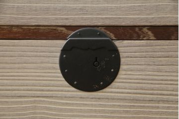 和製ビンテージ　東京桐箪笥　特注!!　高級品　専門店にて再生済み　桐材　桑材　上品な和の雰囲気漂う桐箪笥サイドチェスト(桐タンス、和箪笥、収納箪笥、衣裳箪笥、引き出し、ヴィンテージ)(R-077257)