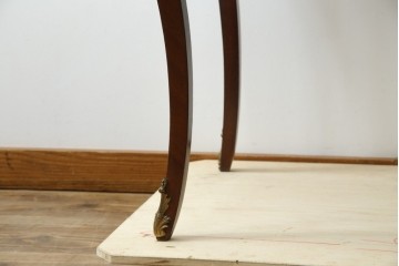 イギリスビンテージ　美しいシルエットの象嵌入りビューローブックケース　(R-077274)