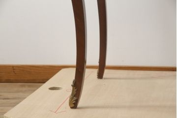 イギリスビンテージ　美しいシルエットの象嵌入りビューローブックケース(本箱、キャビネット、収納棚、戸棚、飾り棚、ワークデスク、在宅用、在宅ワーク用、英国、ヴィンテージ)(R-077274)