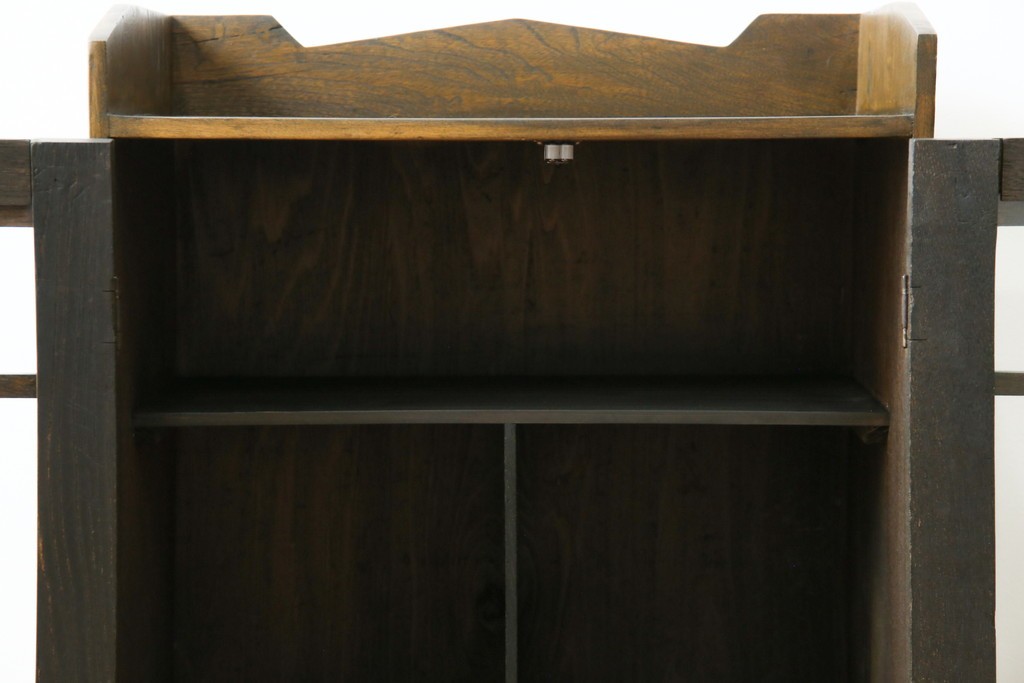 和製アンティーク　古い栓材の小さな本箱　(R-077275)