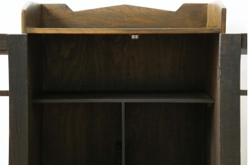 和製アンティーク　古い栓材の小さな本箱　(R-077275)