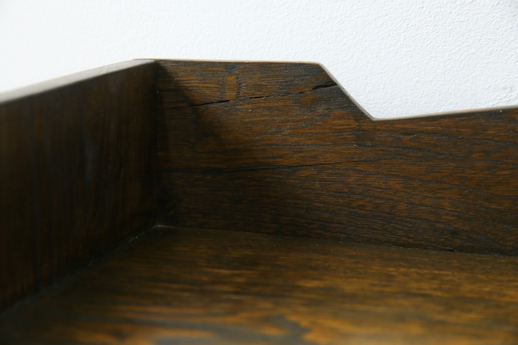 和製アンティーク　古い栓材の小さな本箱　(R-077275)