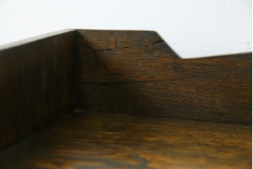 和製アンティーク　古い栓材の小さな本箱　(R-077275)