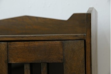 和製アンティーク　古い栓材の小さな本箱　(R-077275)