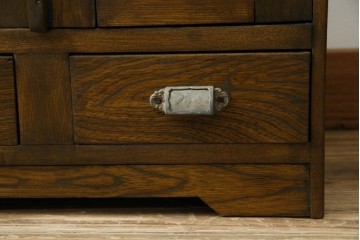 和製アンティーク　古い栓材の小さな本箱　(R-077275)