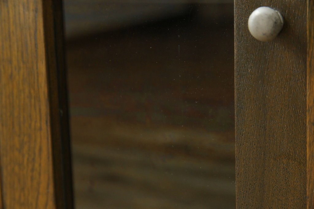 和製アンティーク　古い栓材の小さな本箱　(R-077275)