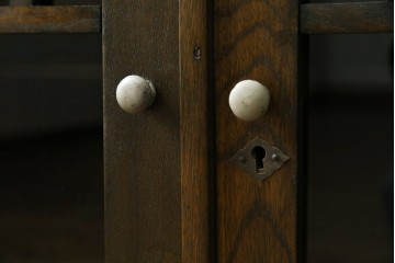 和製アンティーク　古い栓材の小さな本箱　(R-077275)