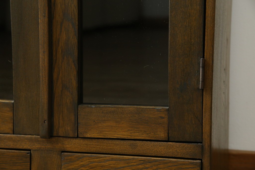 和製アンティーク　古い栓材の小さな本箱　(R-077275)