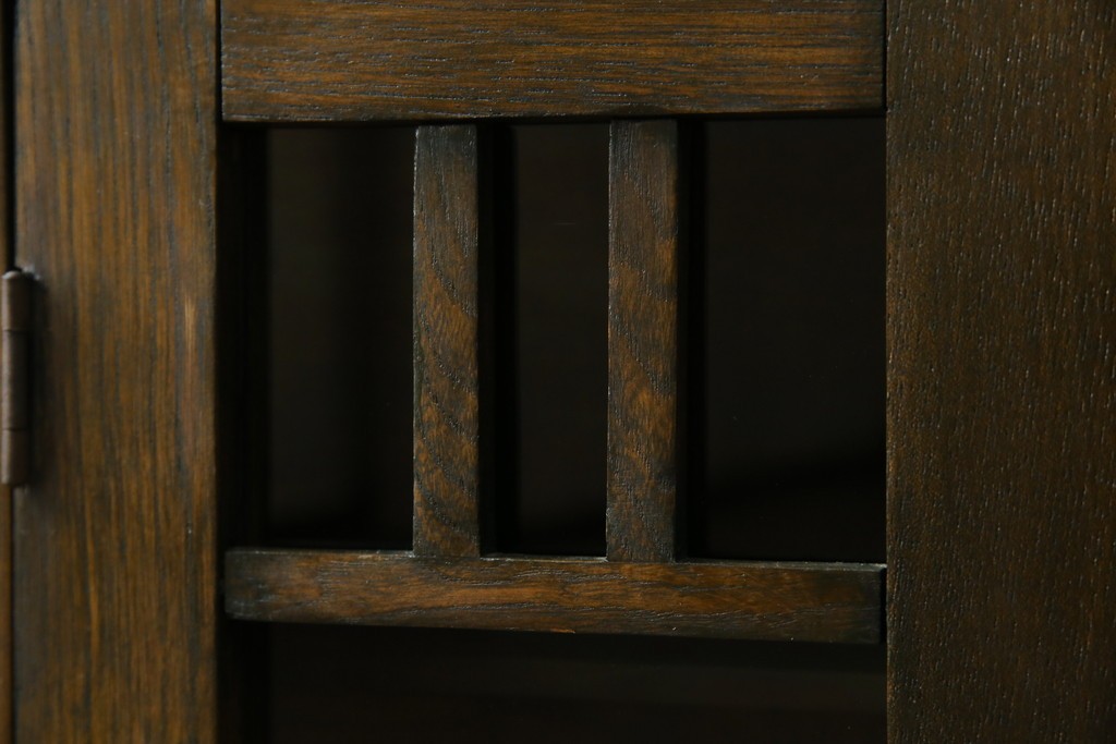 和製アンティーク　古い栓材の小さな本箱　(R-077275)