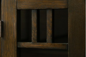 和製アンティーク　古い栓材の小さな本箱　(R-077275)