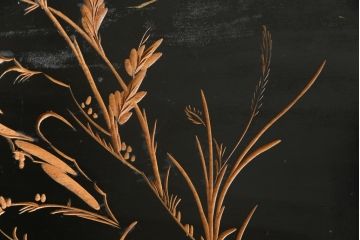 和製ビンテージ　特大　迫力のある虎の図が豪華な衝立て(つい立て、衝い立て、仕切り、パーテーション、ヴィンテージ)(R-077281)