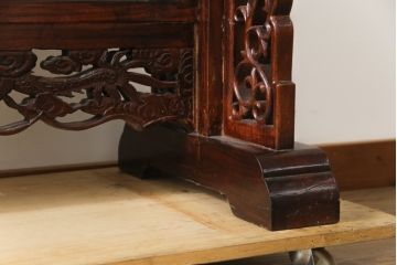 和製ビンテージ　特大　迫力のある虎の図が豪華な衝立て(つい立て、衝い立て、仕切り、パーテーション、ヴィンテージ)(R-077281)