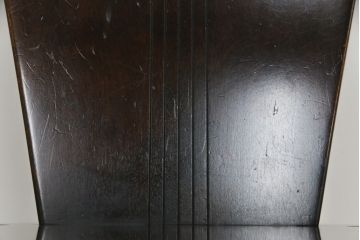 中古　廃盤モデル　星野民芸(星野民藝)　桜材　個性的なデザインが存在感を放つダイニングチェア2脚セット(板座チェア、椅子、イス、バラ売り可能)(R-077282)