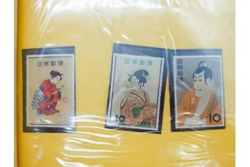 未使用切手　日本郵便　額面466,000円以上　切手シート・バラ等一式まとめてセット(記念切手、切手帳、切手コレクション、趣味週間、日本昔ばなし、近代美術、万国、ビードロを吹く娘、市川海老蔵、鞠つき)(R-077305)