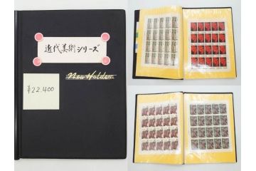 未使用切手　日本郵便　額面466,000円以上　切手シート・バラ等一式まとめてセット(記念切手、切手帳、切手コレクション、趣味週間、日本昔ばなし、近代美術、万国、ビードロを吹く娘、市川海老蔵、鞠つき)(R-077305)