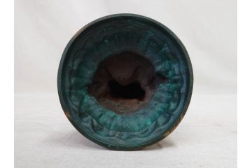 彫刻家　北村西望　聖観世音菩薩　約44cm　ブロンズ像(鍍金、メッキ、仏像、置物、オブジェ、箱なし)(R-077307)