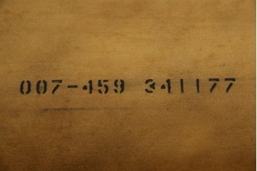 中古　美品　DREXEL HERITAGE(ドレクセルヘリテイジ)　FRANCESCA(フランチェスカ)シリーズ　ラタン張りの棚がお洒落なコンソールテーブル　(R-077366)