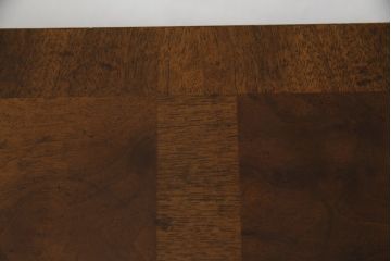 中古　美品　DREXEL HERITAGE(ドレクセルヘリテイジ)　FRANCESCA(フランチェスカ)シリーズ　ラタン張りの棚がお洒落なコンソールテーブル(サイドテーブル、花台、飾り台、作業台)(R-077366)
