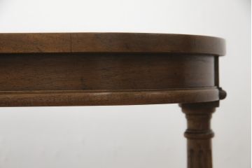 中古　美品　DREXEL HERITAGE(ドレクセルヘリテイジ)　FRANCESCA(フランチェスカ)シリーズ　ラタン張りの棚がお洒落なコンソールテーブル(サイドテーブル、花台、飾り台、作業台)(R-077366)