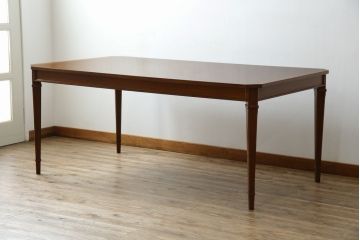 中古　DREXEL HERITAGE(ドレクセルヘリテイジ)　Triune(トライユン)　洗練された佇まいが美しいダイニングテーブル(食卓、4人掛け、6人掛け)(R-077367)