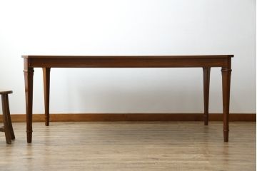 中古　DREXEL HERITAGE(ドレクセルヘリテイジ)　Triune(トライユン)　洗練された佇まいが美しいダイニングテーブル(食卓、4人掛け、6人掛け)(R-077367)