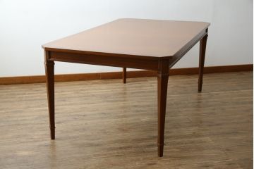 中古　DREXEL HERITAGE(ドレクセルヘリテイジ)　Triune(トライユン)　洗練された佇まいが美しいダイニングテーブル(食卓、4人掛け、6人掛け)(R-077367)