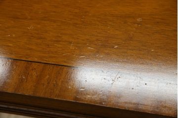 中古　DREXEL HERITAGE(ドレクセルヘリテイジ)　Triune(トライユン)　洗練された佇まいが美しいダイニングテーブル(食卓、4人掛け、6人掛け)(R-077367)