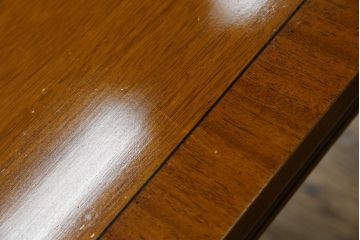 中古　DREXEL HERITAGE(ドレクセルヘリテイジ)　Triune(トライユン)　洗練された佇まいが美しいダイニングテーブル(食卓、4人掛け、6人掛け)(R-077367)