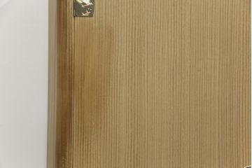 中古　伝統工芸品　伝統工芸士　加藤隆康作　扇と梅がデザインされた金具が華やかな春日部桐箪笥(胴丸、桐たんす、着物箪笥、衣装タンス、和箪笥、引き出し)(R-077372)