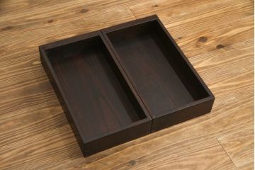 中古　民芸家具　広島県　博永家具　2way　木の風合いが際立つ浮造り仕上げの囲炉裏テーブル(関西火鉢、木製火鉢、2人掛け、4人掛け、ダイニングテーブル、食卓、座卓、ローテーブル、センターテーブル、リビングテーブル)(定価約50万円)(R-077373)