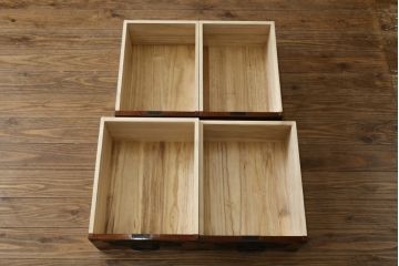 中古　美品　和の空間づくりにおすすめの総桐仙台箪笥(サイドチェスト、衣装箪笥、収納箪笥、和タンス、引き出し)(R-077376)
