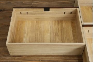 中古　美品　和の空間づくりにおすすめの総桐仙台箪笥(サイドチェスト、衣装箪笥、収納箪笥、和タンス、引き出し)(R-077376)