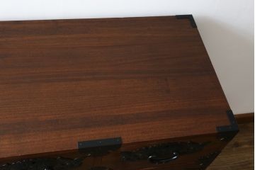 中古　美品　和の空間づくりにおすすめの総桐仙台箪笥(サイドチェスト、衣装箪笥、収納箪笥、和タンス、引き出し)(R-077376)