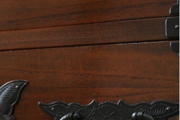 中古　美品　和の空間づくりにおすすめの総桐仙台箪笥(サイドチェスト、衣装箪笥、収納箪笥、和タンス、引き出し)(R-077376)