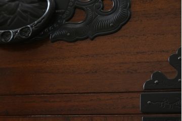 中古　美品　和の空間づくりにおすすめの総桐仙台箪笥(サイドチェスト、衣装箪笥、収納箪笥、和タンス、引き出し)(R-077376)
