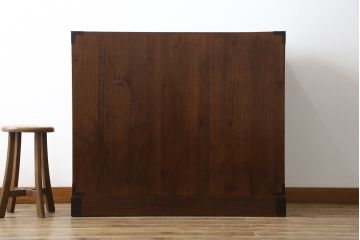 中古　美品　和の空間づくりにおすすめの総桐仙台箪笥(サイドチェスト、衣装箪笥、収納箪笥、和タンス、引き出し)(R-077376)