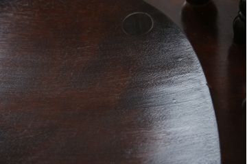 中古　松本民芸家具　16型スピンドルチェア　ゆったりと座れるダイニングチェア(板座チェア、椅子、イス)(R-077377)