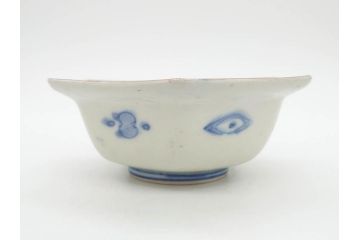 幕末〜明治　伊万里焼　4.1寸　約13cm　金襴手が見事な六角皿5枚セット(色絵、花文、裏印、深鉢、変形皿、小鉢、向付、器、四寸一分、和食器)(R-077385)