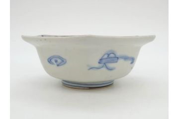 幕末〜明治　伊万里焼　4.1寸　約13cm　金襴手が見事な六角皿5枚セット(色絵、花文、裏印、深鉢、変形皿、小鉢、向付、器、四寸一分、和食器)(R-077385)
