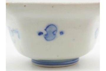 幕末〜明治　伊万里焼　4.1寸　約13cm　金襴手が見事な六角皿5枚セット(色絵、花文、裏印、深鉢、変形皿、小鉢、向付、器、四寸一分、和食器)(R-077386)