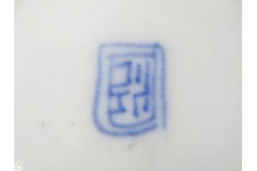 幕末〜明治　伊万里焼　4.1寸　約13cm　金襴手が見事な六角皿5枚セット(色絵、花文、裏印、深鉢、変形皿、小鉢、向付、器、四寸一分、和食器)(R-077386)