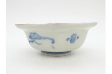 幕末〜明治　伊万里焼　4.1寸　約13cm　金襴手が見事な六角皿5枚セット(色絵、花文、裏印、深鉢、変形皿、小鉢、向付、器、四寸一分、和食器)(R-077386)