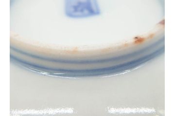幕末〜明治　伊万里焼　4.1寸　約13cm　金襴手が見事な六角皿4枚セット(色絵、花文、裏印、深鉢、変形皿、小鉢、向付、器、四寸一分、和食器)(R-077387)