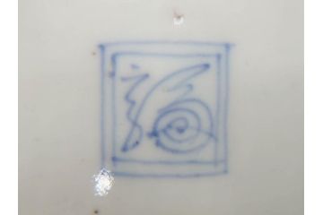 江戸期　古伊万里　上手物　色絵　二重角福　渦福　松竹梅・獅子図　約26cm　8.5寸　色鮮やかな絵付けが目を惹く深鉢(大鉢、八寸五分、和食器、和皿、深皿)(R-077389)