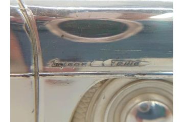 1950年代　トヨペット　クラウンデラックス　オーバードライブ付　59トヨペット　シガレットケース2点(たばこ入れ、トヨタ自動車、記念品、CROWN、TOYOPET、共箱付き)(R-077390)
