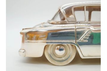 1950年代　トヨペット　クラウンデラックス　オーバードライブ付　59トヨペット　シガレットケース2点(たばこ入れ、トヨタ自動車、記念品、CROWN、TOYOPET、共箱付き)(R-077390)